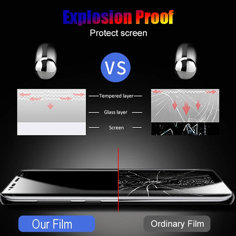 Защитное стекло для Samaung Galaxy S9 plus note 9 закаленное защитное s s9plus note9 не
