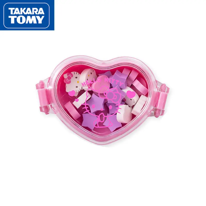 

TAKARA TOMY cute cartoon Hello Kitty simple and clean without leaving marks children's eraser pupils prize collection