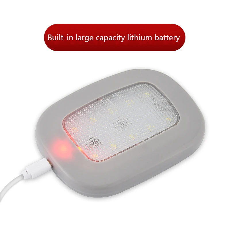 CARCTR автомобильная лампа для чтения светодиодная интерьерная USB перезаряжаемая