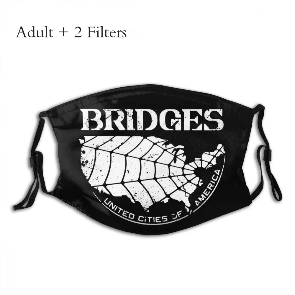 

Death Stranding Action Game Protection's Masque Bridges Aged Washable Mask With Filters Respirator