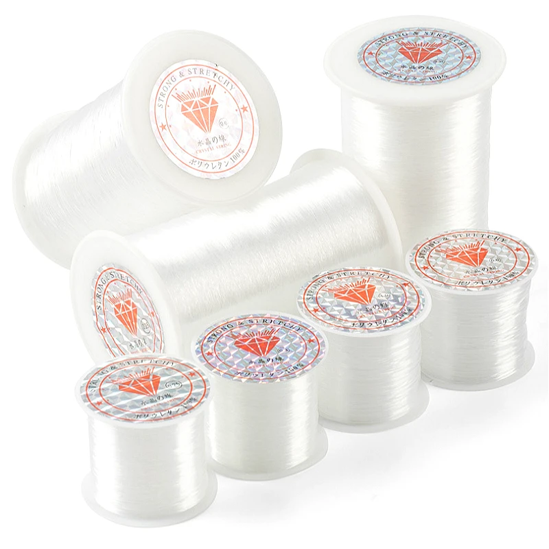 Горячая Распродажа Plastic Crystal поделки из бисера Стрейчевые шнуры эластичная