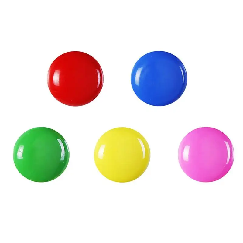 

20pcs Fridge Magnets Whiteboard Sticker Refrigerator Magnets Kids Toy Photo Souvenir Gifts Home Magnetic Sticker(Random Color)