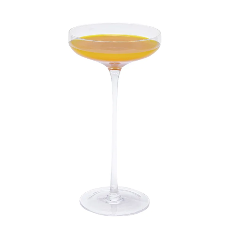 

Cocktail Glass Japanese Style Super Tall Martini Cup Goblet Transparent Personality Creative Bar Professional Glass Cup 230ML