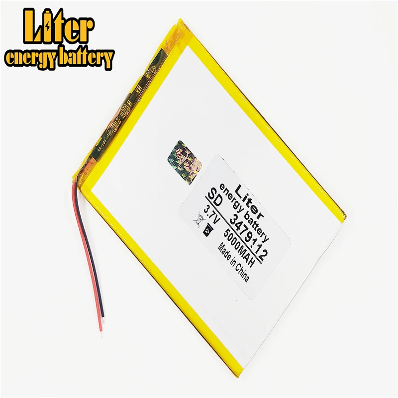 Полимерная батарея для планшета 9 дюймов внутренняя Встроенная перезаряжаемая 3 7