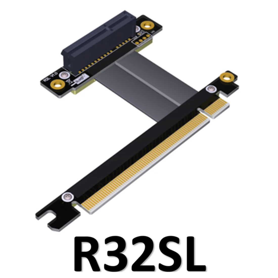 

PCIe 3.0 x4 to x16 Riser Gigabit Network Card Adapter Cable SSD PCI-Express 3.0 Extender Extension Cable R32SF/R32SL/R32SR