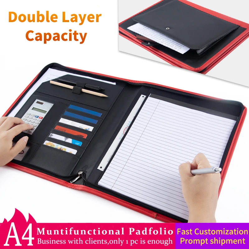 Симпатичная кожаная растягивающаяся дорожная Папка органайзер для документов