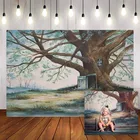 Mehofond фон для фотосъемки Новорожденный ребенок душ дерево дом День Рождения Вечеринка декорация Студия фото фотосессия