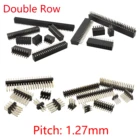 10 шт., прямыеИзогнутые штырьковые разъемы 1,27 мм