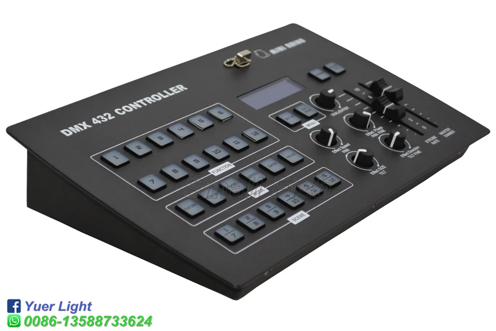 Контроллер диско-светильник 432 каналов DMX 512 консольный сценический светильник ing Dj контроллер для светодиодный Par движущаяся голова Точечный светильник вечерние светильник s