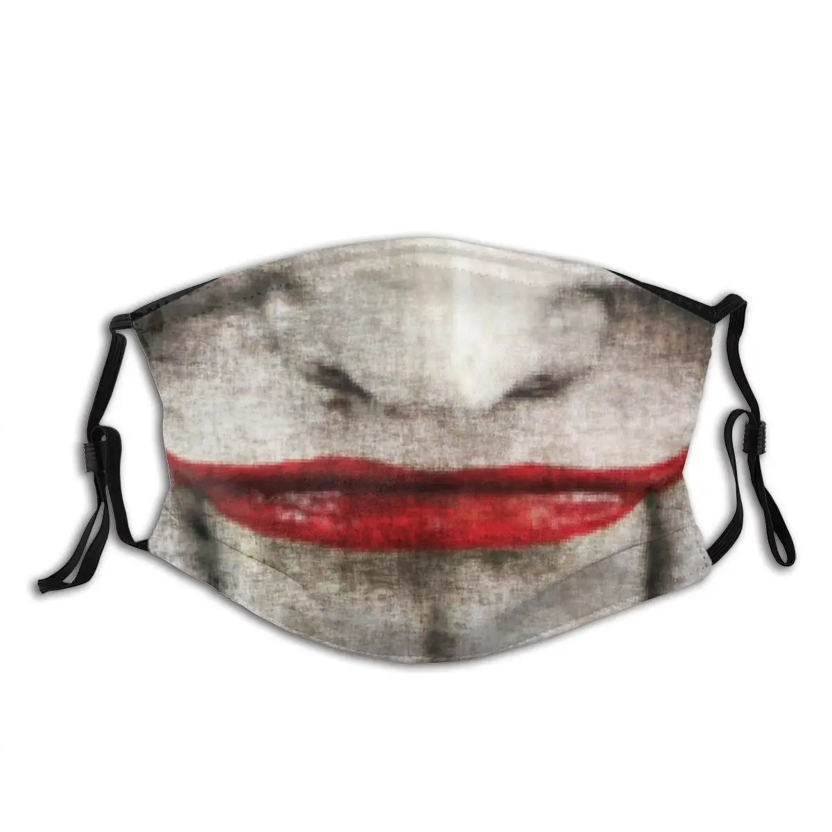 

Saw Horror Lips Reusable Trendy Mouth Face Mask Anti Wind Dust Proof with Filters Earloop Protection Cover Muffle for Adult