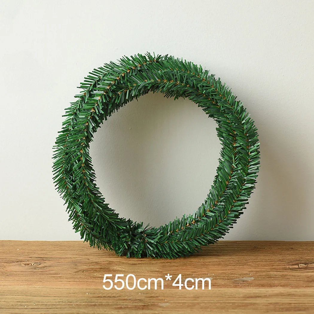 

18FT Christmas Artificia Greenery Decorations For Xmas Holiday DIY Christmas Rattan Strips Pulling Ribbons Decorations