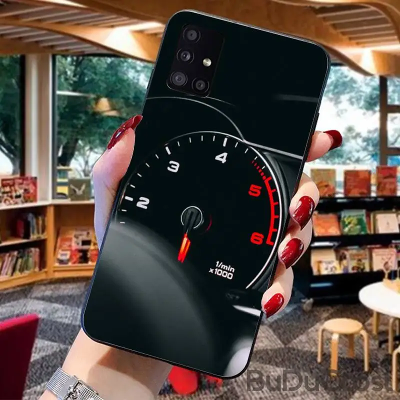 Крутой автомобильный чехол со спидометром для телефона Samsung A10 20 30 40 50 70 10S 20S 2 Core C8