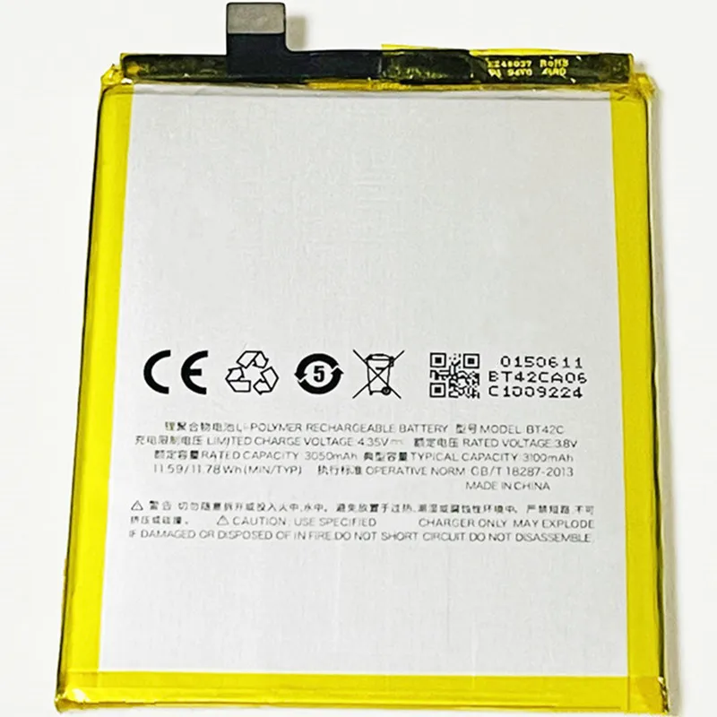 3 8 V 3100mAh BT42C для батареи Meizu M2 Note | Мобильные телефоны и аксессуары