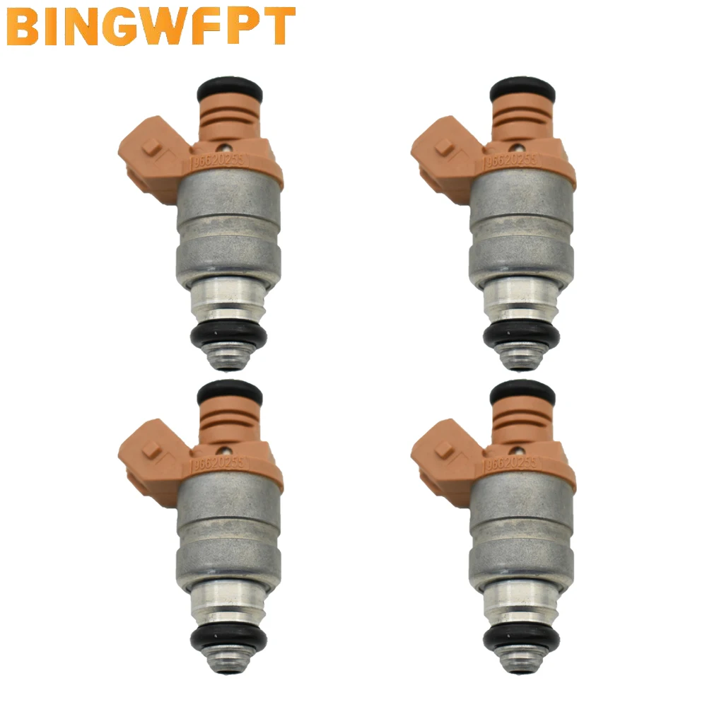 

4PCS Fuel Injector Nozzle 96620255 96518620 96351840 Fits For American Car 0.8 1.0