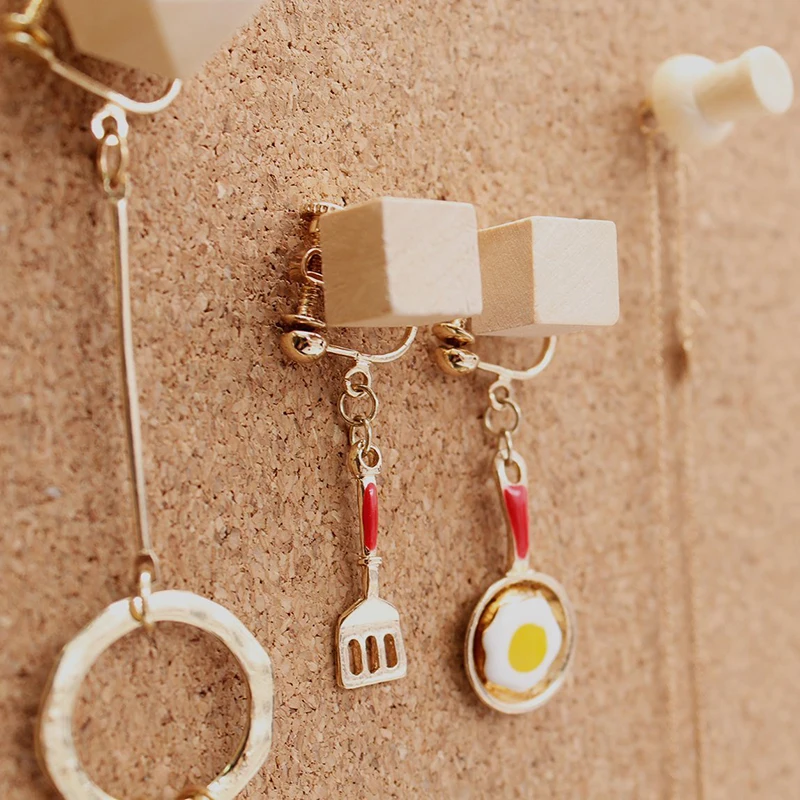 60 шт квадратные деревянные декоративные штифты деревянная головка и стальная