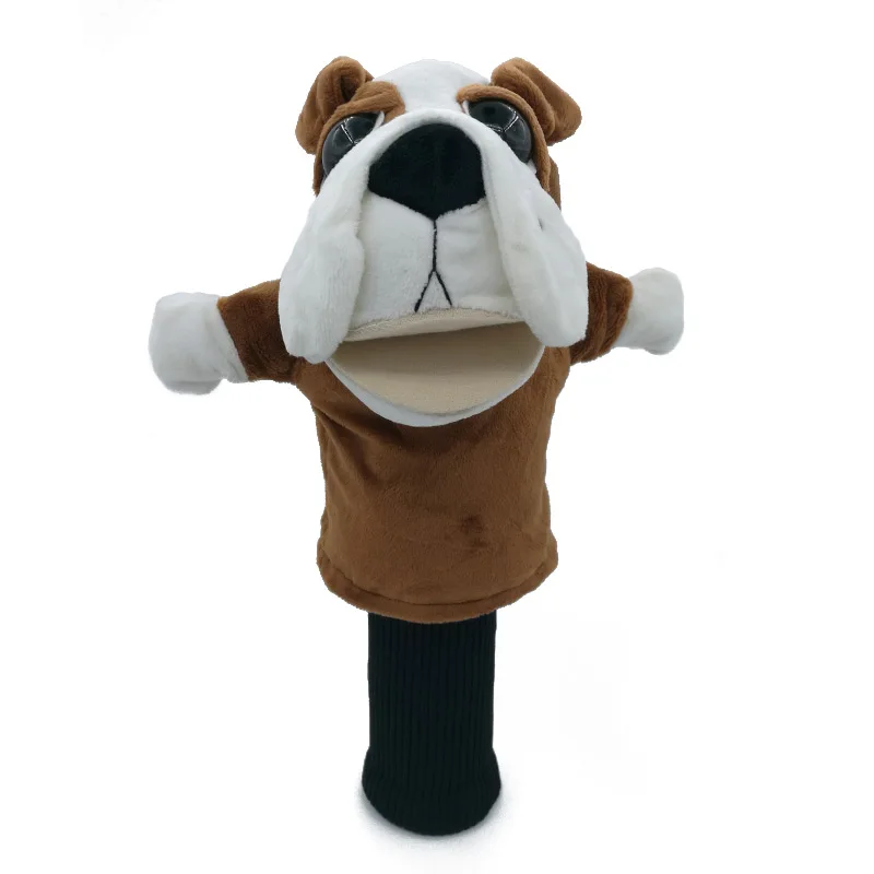 Чехлы для Головы Бульдога бульдога собаки гольфа лесовые талисманы животных