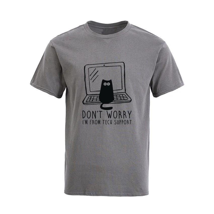 

Футболка мужская с круглым вырезом, смешная хлопковая тенниска с программируемыми программами, майка с короткими рукавами, Оригинальная од...