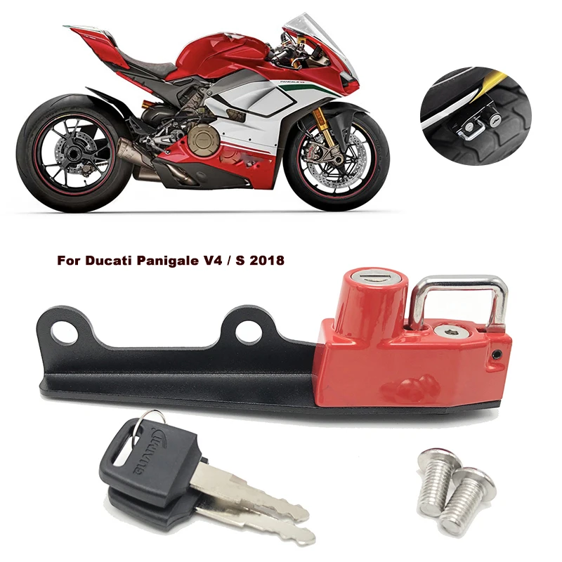 Комплект замков для мотоциклетного шлема с 2 клавишами Ducati Panigale V4 / S 2018 аксессуары