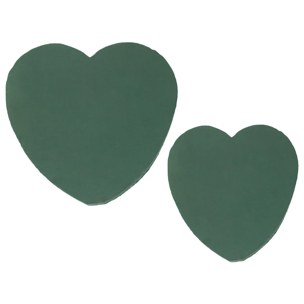 

2Pcs DIY Bouquet Packing Material Heart Shaped Flower Mud for Flower Shop