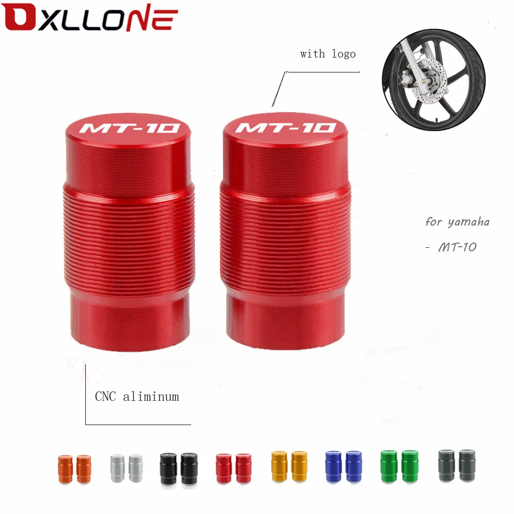Аксессуары для мотоциклов Yamaha MT10 MT 10 с логотипом CNC Aliminum moto колпачки стержней