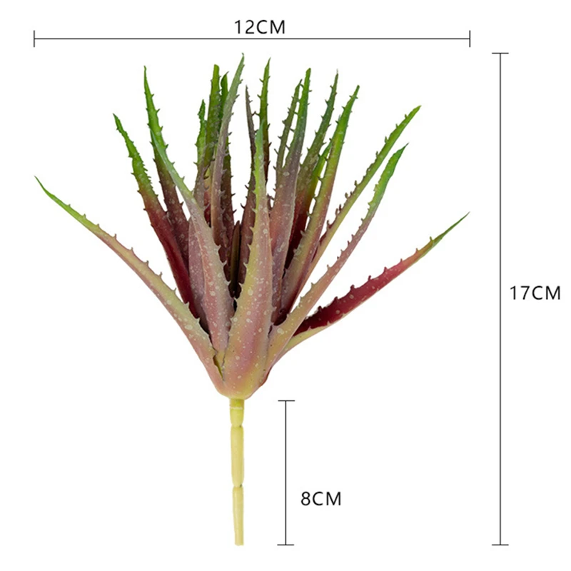 Simulation succulent bouquet sawtooth stinging touch aloe vera Home decorating indoor potted green plant fake flower | Дом и сад