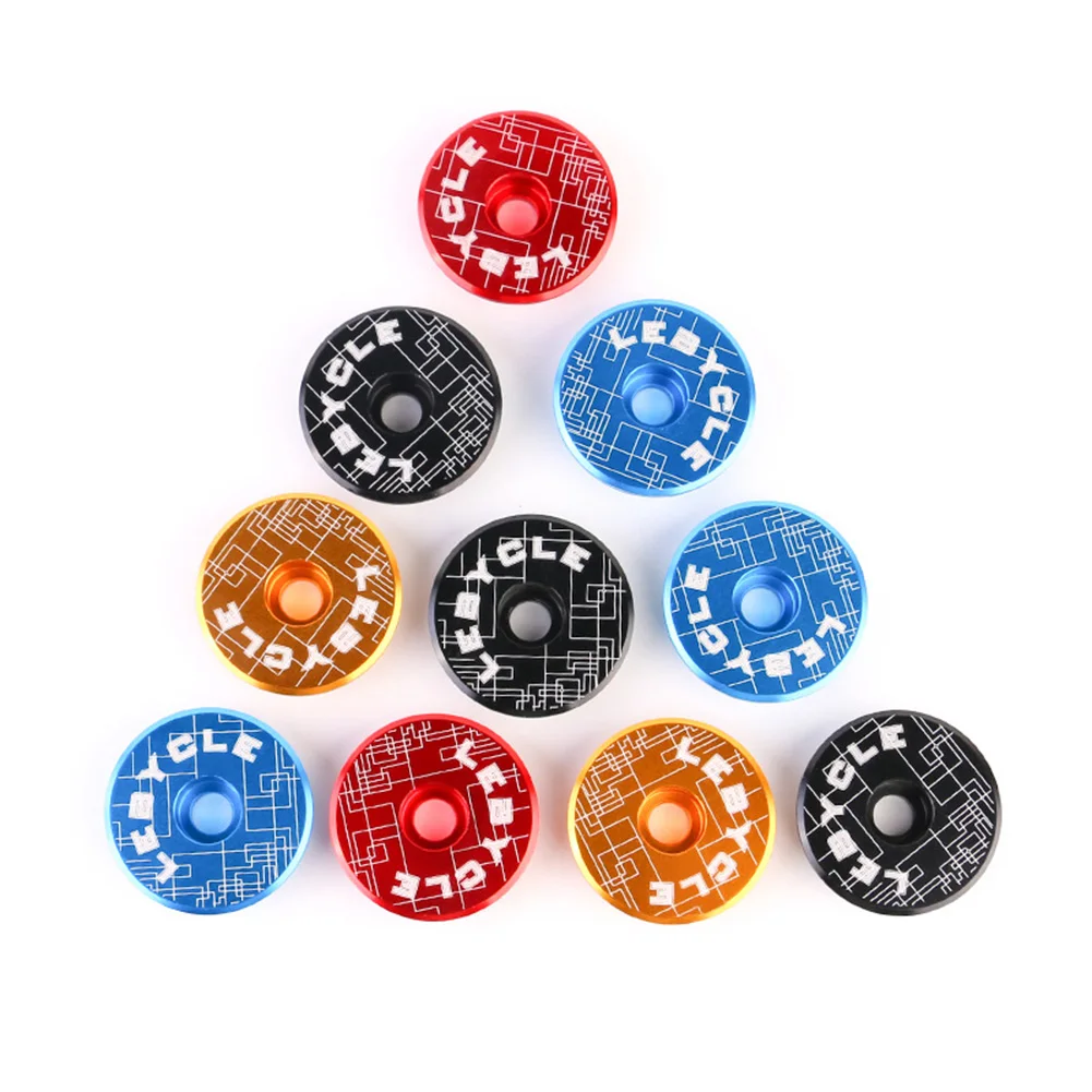 

MTB Road Bike Stem Headset Top Cap Cover 30mm Durable Aluminum Alloy Fork Cover For 28.6mm Fork Bike Part