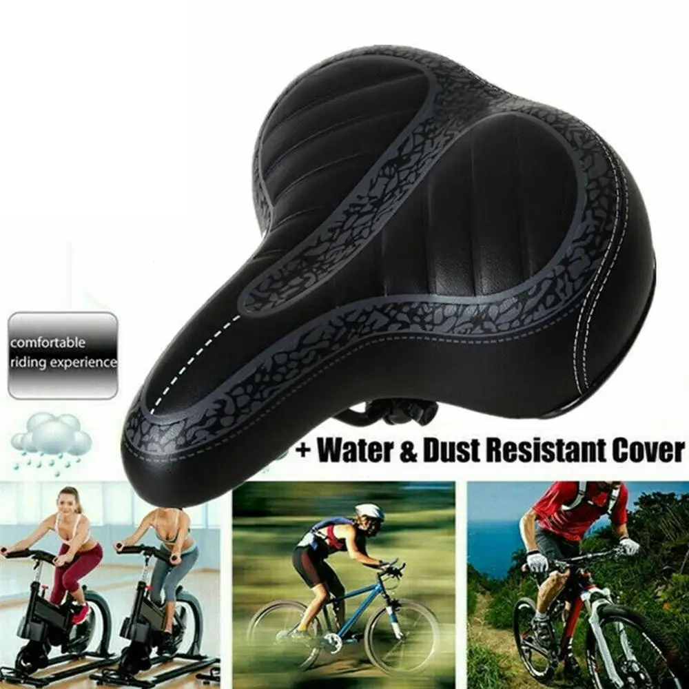 

Bicycle SeatCycling Big Bum Saddle Seat Road MTB Bike Wide Soft Pad Comfort Cushion Thicken Comfortable Bicycle Seat