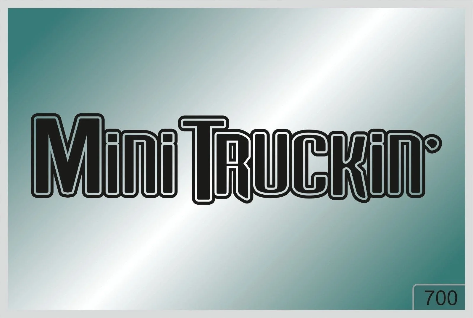 

MINI TRUCKIN x2 шт. Стикеры-Высококачественные наклейки разных цветов 700