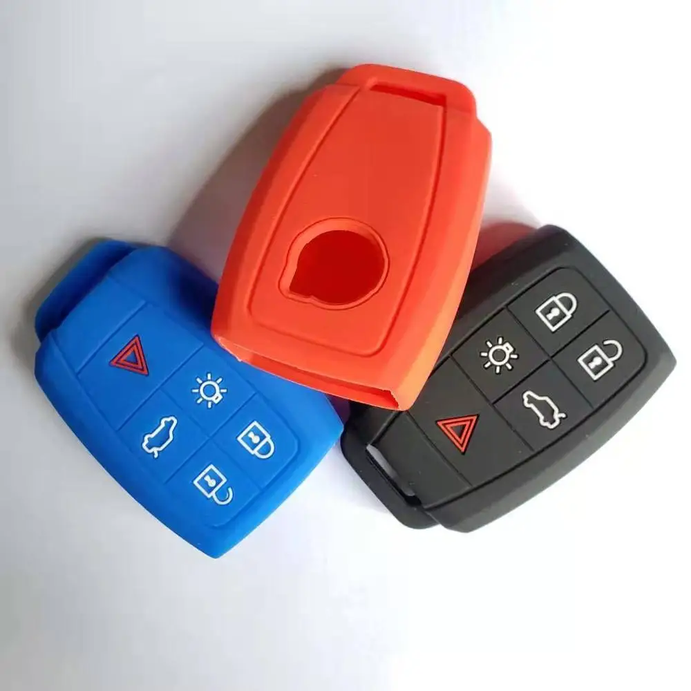 Автомобильный ключ Чехол протектор силиконовых кейсов для Volvo XC90 C70 S60 D5 V50 S40 C30