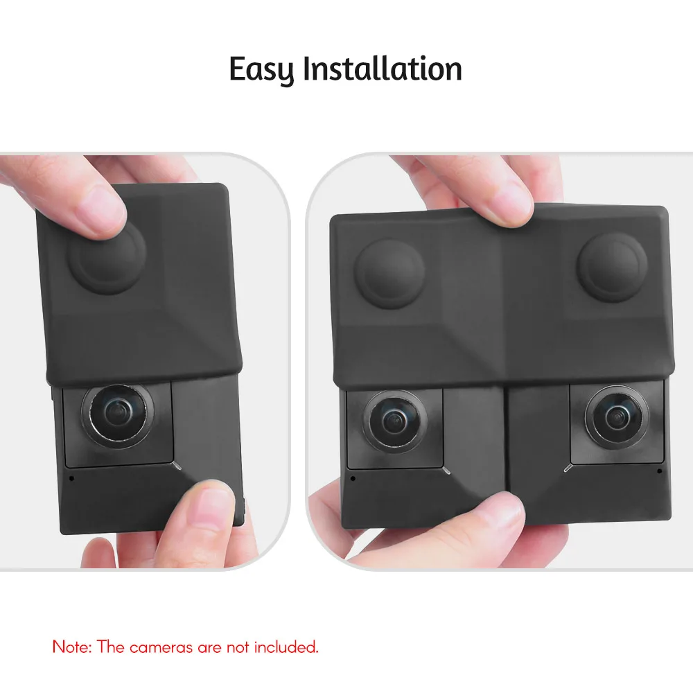 Мягкий силиконовый защитный чехол держатель для путешествий Insta360 EVO VR складные