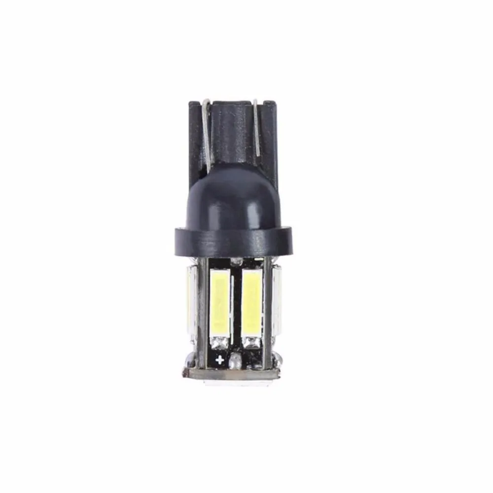T10 светодиодный 194 168 W5W 10 7020 SMD автомобильная лампа с клиновидным цоколем Запасная