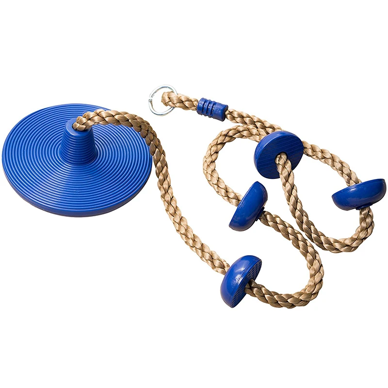 

Children Swing Disc Toy Seat Kids Climbing Swing Round Rope Swings Outdoor Playground Toys for Kids Hanging Garden Play Games