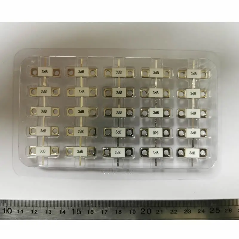 3DB аттенюаторы 100 Вт фланцевые 3dB DC-3GHz 50ohms BeO Full Flange 50OHM низкий VSWR Высокая мощность |