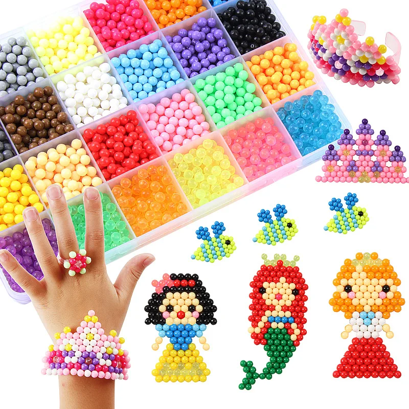 2019 DIY волшебные бусины с водяным туманом игрушки для детей формы животных ручная