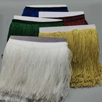 wholesale 10 yards fringe lace tassel nayon lace trim ribbon sew latin dress stage garment curtain diy accessories
