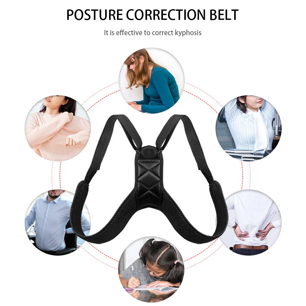 

Back Shoulder Corrector Posture Corrector Spine Support Corrector Band Adjustable Brace Correction Humpback Back Pain Relief