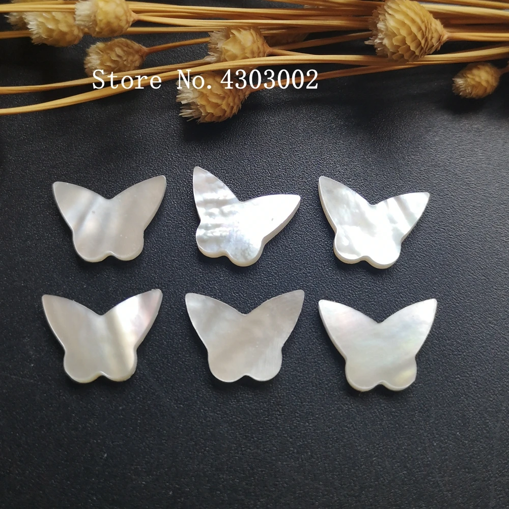 50 шт./лот натуральная бабочка перламутровая раковина для ювелирных изделий