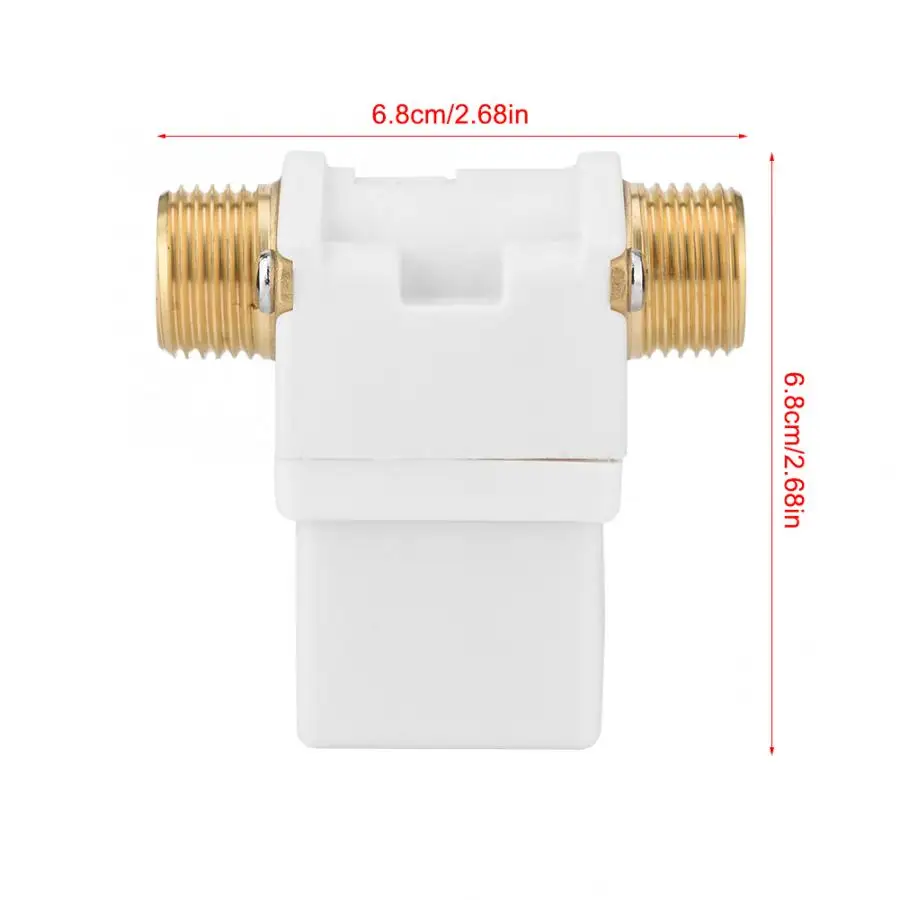 Электромагнитный клапан 1/2 12 В постоянного тока электромагнитный для солнечного
