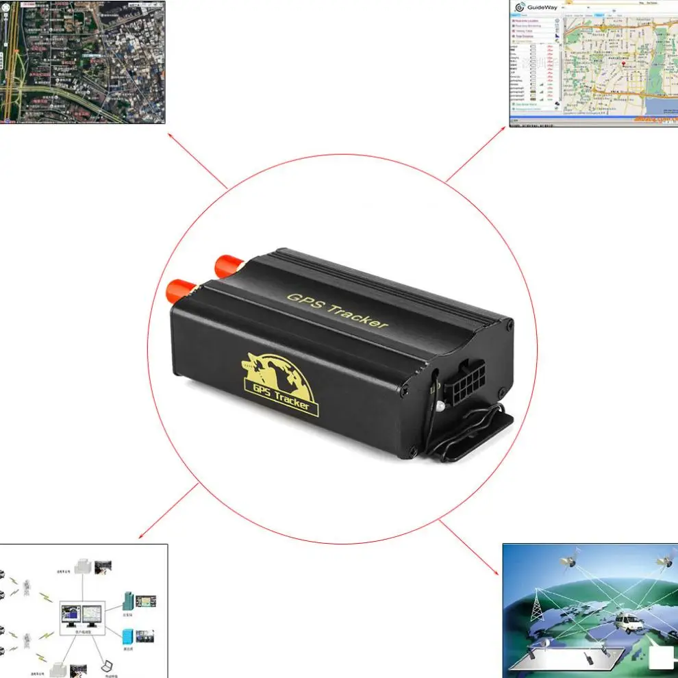 В режиме реального времени SMS GSM GPRS трекер g-забор сигнализация в реальном времени локатор Локатор устройство отслеживания местоположения для автомобиля мотоцикла