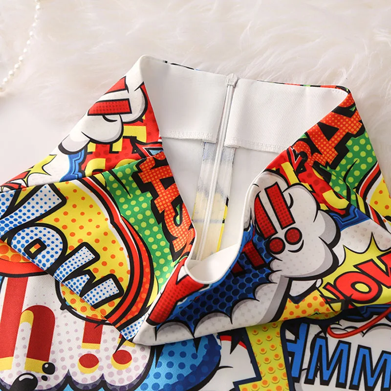 Женские юбки карандаш в стиле Харадзюку яркие Мультяшные Ага! Пикантная женская