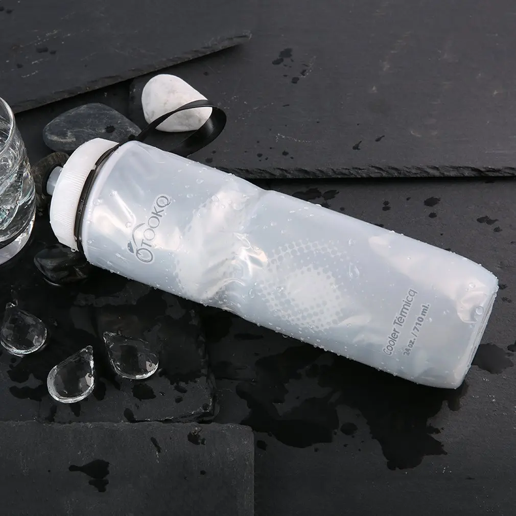 

710ml Portable Outdoor Insulated Water Bottle Bike Cycling Sport Water Bottle Bicycle Kettle Recyclable Bottle