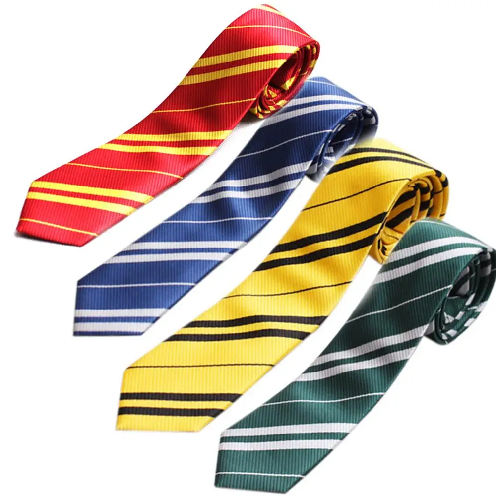 

(10 pieces/lot) Wholesale Polyester Striped Four Color Ties Necktie Narrow