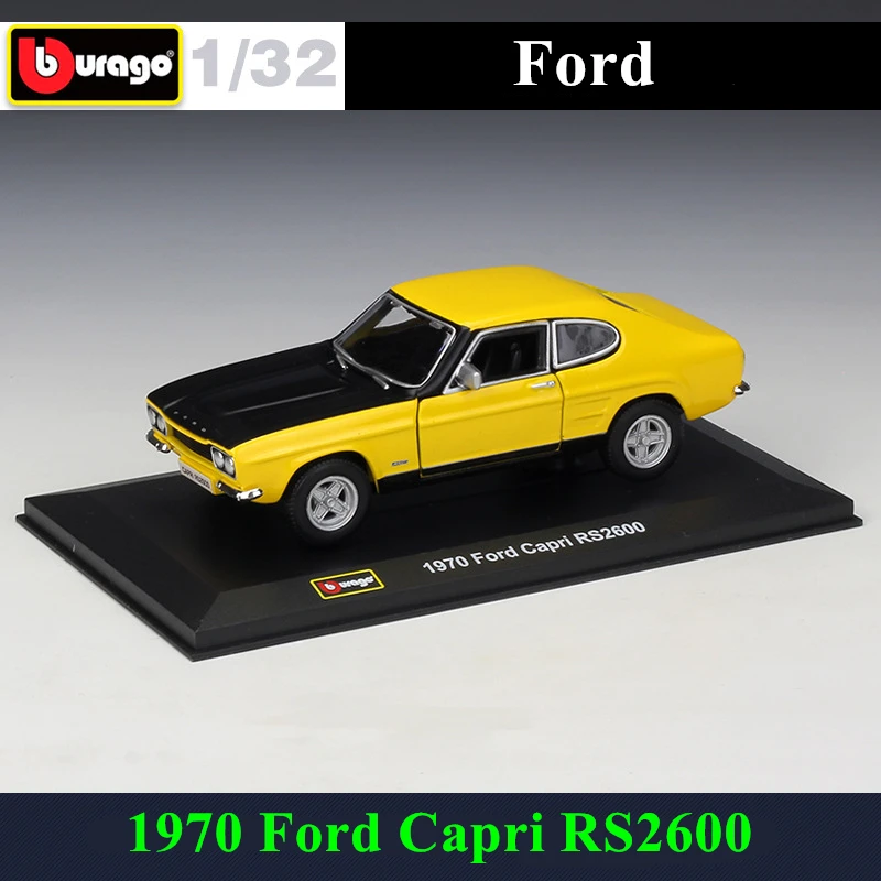 Модель автомобиля Bburago 1:32 1970 Ford Капри RS2600 модель из сплава оргстекл пылезащитный