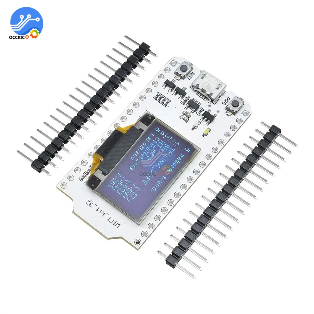 ESP32 телефон с диагональю 0 96 дюйма синий OLED-дисплей Bluetooth CP2102 WIFI комплект 32 модуля