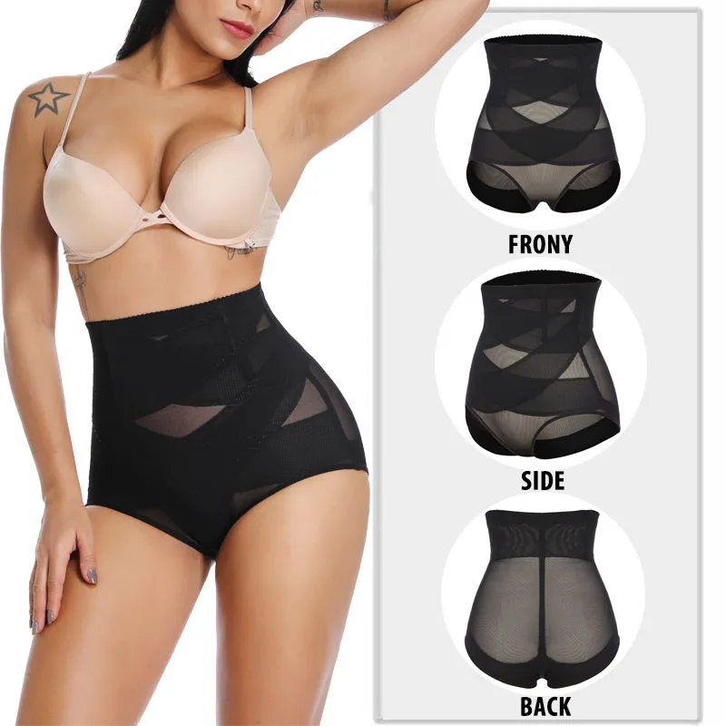 Высокая Талия животик Управление трусики нижнее белье для похудения Body Shaper Талии Тренер Прикладом Хип колодки Сталь костяком Корректирующее белье триммер