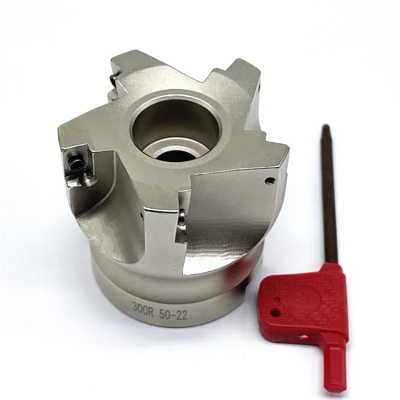 

BAP300R 40-22 4T BAP300R 50-22 5T BAP300R 63-22 6T Clamped CNC Cutting Steel Right-Angle End Mill Precision Face Milling Cutter