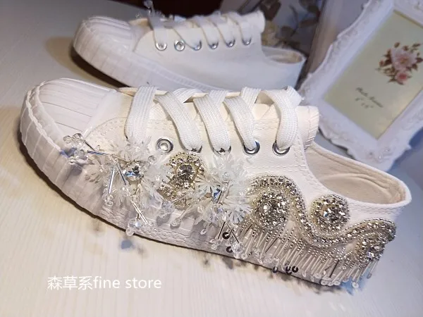 2019 Новый Европейский станция в Корейском стиле со шнуровкой и Стразы бисером