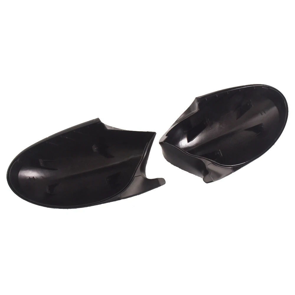 Rear view Mirror Covers Caps for Bmw E81 E82 E87 116i 118i 120i E88 E90 E91 2008-2011 320i 330i 330d Carbon Fiber Gloss Black | Автомобили