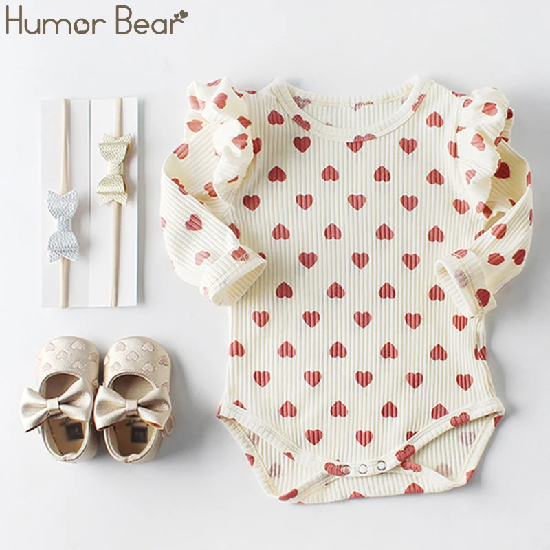 Модный женский комбинезон Humor Bear 2020 хлопковый Детский на пуговицах с длинным