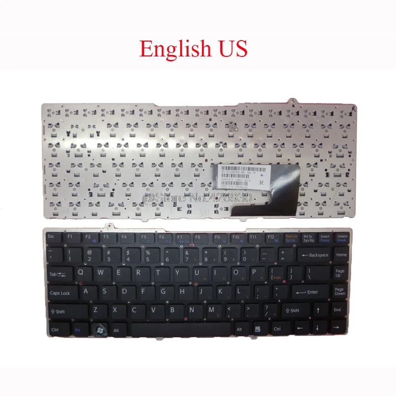 

Laptop US Keyboard For SONY For VAIO VGN-FW VGN FW Series 148084162 9J.NOU82.1O1 148084721 81-31105003-86 English US black new